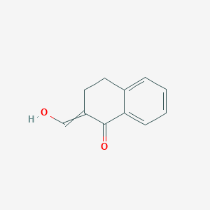molecular formula C11H10O2 B12481827 2-(Hydroxymethylidene)-3,4-dihydronaphthalen-1(2H)-one CAS No. 87937-55-1