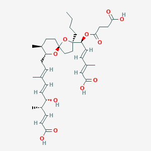 molecular formula C36H52O11 B1248197 Reveromycin B 