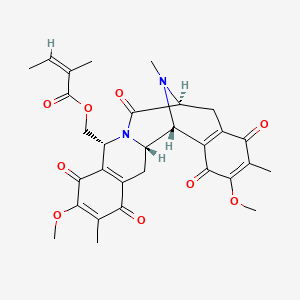 molecular formula C30H32N2O9 B1248202 (-)-renieramycin G 