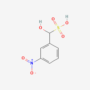 molecular formula C7H7NO6S B12482366 Hydroxy(3-nitrophenyl)methanesulfonic acid 