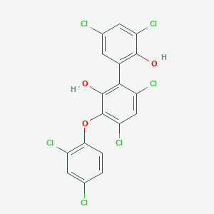 molecular formula C18H8Cl6O3 B124824 Ambigol A CAS No. 151487-20-6