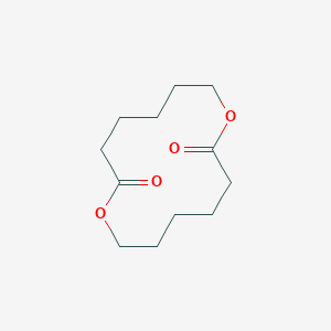 molecular formula C12H20O4 B1248240 1,8-Dioxacyclotetradecane-2,9-dione CAS No. 1020-83-3