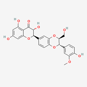 molecular formula C25H22O10 B1248243 Isosilybin B CAS No. 142796-22-3