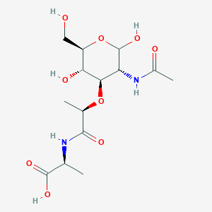 molecular formula C14H24N2O9 B1248247 N-Acetyl-D-muramoyl-L-alanine 