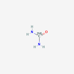 molecular formula CH4N2O B1248276 Urea, C-14 CAS No. 594-05-8