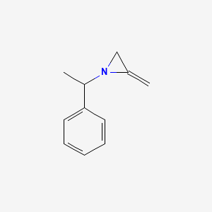 molecular formula C11H13N B1248285 1-(1-Phenylethyl)-2-methyleneaziridine 