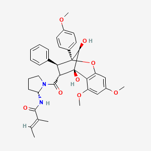 molecular formula C36H40N2O8 B1248296 Elliptifoline 