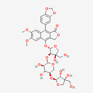 molecular formula C36H40O19 B1248301 Patavine 