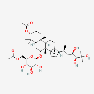molecular formula C40H66O12 B1248308 Cumingianoside A 