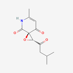 molecular formula C12H15NO4 B1248310 Flavipucine 