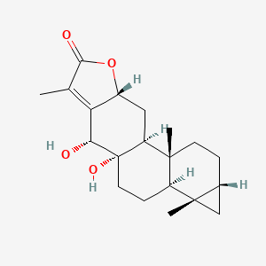 molecular formula C20H28O4 B1248311 Suregadolide A 