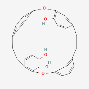 molecular formula C28H24O5 B1248312 marchantin H 