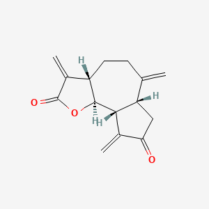 molecular formula C15H16O3 B1248315 Dehydrozaluzanin C 