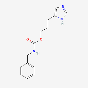 molecular formula C14H17N3O2 B1248316 3-(1H-Imidazol-4-yl)propyl N-benzylcarbamate 