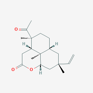 molecular formula C19H28O3 B1248318 Merilactone 