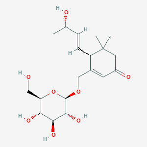 molecular formula C19H30O8 B1248329 GlochidionionosideC 