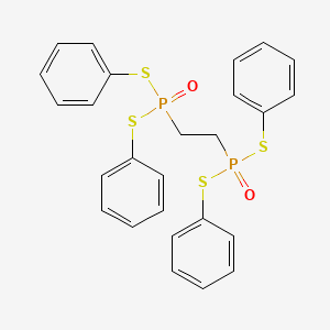 molecular formula C26H24P2S2 B12483290 Ethane-1,2-diylbis(diphenylphosphane) disulfide CAS No. 7615-76-1
