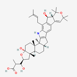 molecular formula C43H59NO7 B1248330 nodulisporic acid C2 