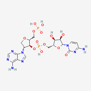 molecular formula C19H26N8O13P2 B1248346 pIsodApC 