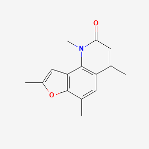 1,4,6,8-Tetramethylfuro[2,3-h]quinolin-2(1h)-one