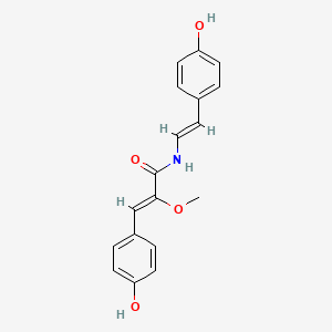 molecular formula C18H17NO4 B1248356 Botryllamide F 