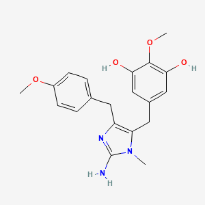 molecular formula C20H23N3O4 B1248366 Naamine 