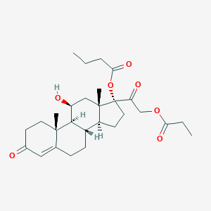 molecular formula C28H40O7 B124837 Hydrocortisone buteprate CAS No. 72590-77-3