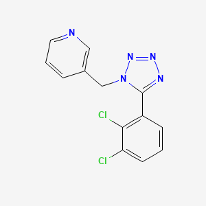 molecular formula C13H9Cl2N5 B1248378 A 438079 