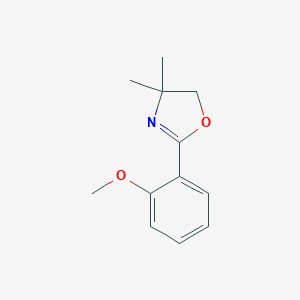 molecular formula C12H15NO2 B124839 2-(2-Methoxyphenyl)-4,4-dimethyl-2-oxazoline CAS No. 57598-33-1