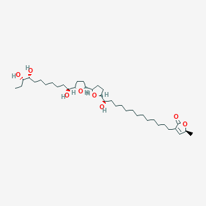 molecular formula C37H66O8 B1248432 Bullatetrocin 