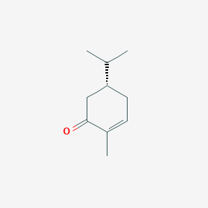 molecular formula C10H16O B1248434 (5R)-5-isopropyl-2-methyl-2-cyclohexen-1-one 
