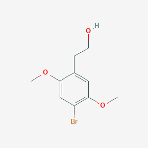 molecular formula C10H13BrO3 B1248438 Benzeneethanol, 4-bromo-2,5-dimethoxy- 