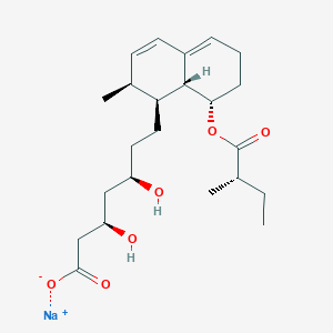 molecular formula C23H35NaO6 B124844 Mevastatin hydroxy acid sodium CAS No. 99782-89-5