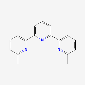 molecular formula C17H15N3 B1248450 2,6-bis(6-methylpyridin-2-yl)pyridine CAS No. 33777-92-3