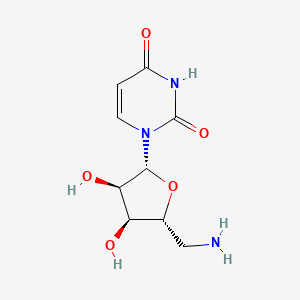 molecular formula C9H13N3O5 B1248457 5'-Amino-5'-deoxyuridine CAS No. 34718-92-8