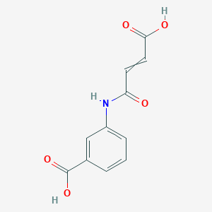 molecular formula C11H9NO5 B12484597 3-(3-Carboxyacrylamido)benzoic acid 