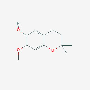molecular formula C12H16O3 B1248472 Dimethylmethoxy chromanol CAS No. 83923-51-7
