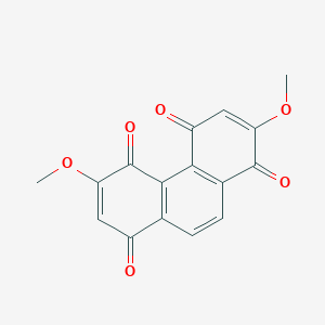 molecular formula C16H10O6 B1248478 Moniliformediquinone 