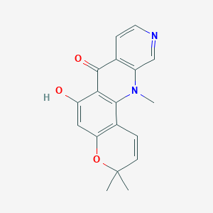 molecular formula C18H16N2O3 B1248479 Azacridone A CAS No. 150050-14-9