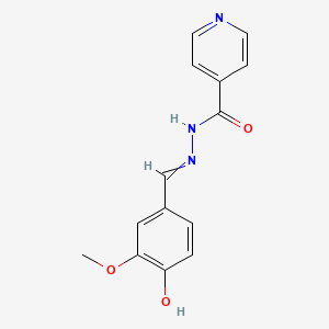 molecular formula C14H13N3O3 B12484818 Ftivazide CAS No. 149-17-7