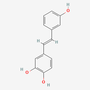 molecular formula C14H12O3 B1248485 3,3',4-Trihydroxystilbene CAS No. 70709-66-9