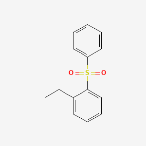 molecular formula C14H14O2S B12484865 1-(Benzenesulfonyl)-2-ethylbenzene 