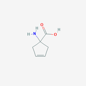 molecular formula C6H9NO2 B1248497 1-Aminocyclopent-3-enecarboxylic acid CAS No. 27314-05-2