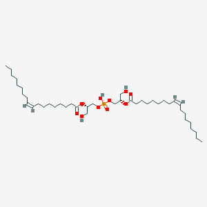 molecular formula C42H79O10P B1248504 Bis-[2-(9Z-octadecenoyl)-3-lyso-sn-glycero]-1-phosphate 