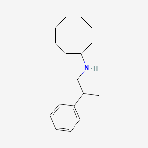 molecular formula C17H27N B12485152 N-(2-phenylpropyl)cyclooctanamine 