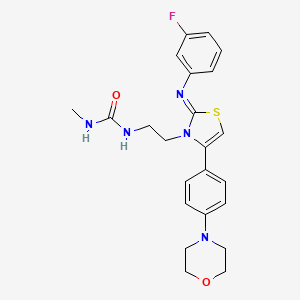 molecular formula C23H26FN5O2S B1248519 SMP-028 CAS No. 914389-14-3