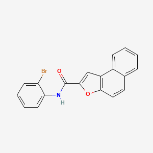 molecular formula C19H12BrNO2 B12485470 N-(2-bromophenyl)naphtho[2,1-b]furan-2-carboxamide 