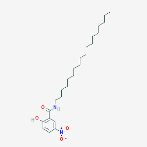 molecular formula C25H42N2O4 B12485493 2-hydroxy-5-nitro-N-octadecylbenzamide 