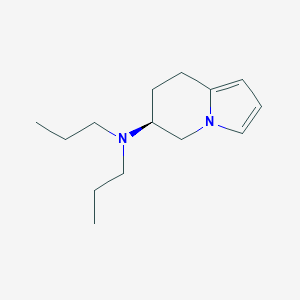 molecular formula C14H24N2 B124855 (6S)-N,N-dipropyl-5,6,7,8-tetrahydroindolizin-6-amine CAS No. 140848-67-5
