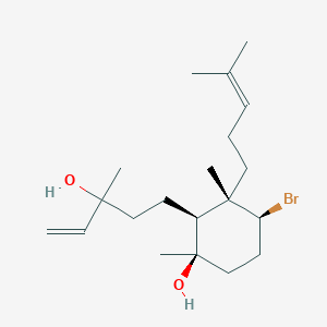 molecular formula C20H35BrO2 B1248564 Luzodiol 